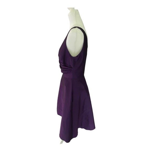 Alfred Sung Dress D624 Size 14 Majestic Purple Pocket Prom Cocktail Party Dress - Picture 6 of 13